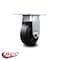 Service Caster 5 Inch Heavy Duty Top Plate Rubber on Steel Rigid Caster with Roller Bearing SCC SCC-35R520-RSR - alternate 6